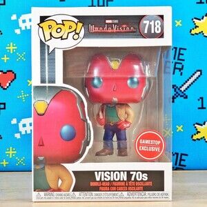 Funko PoP Marvel Studios Wanda Vision 70's #718 Exclusive Vinyl + Protector NIB